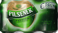 C1000 pilsener set van 6 blikjes á 0,33 liter